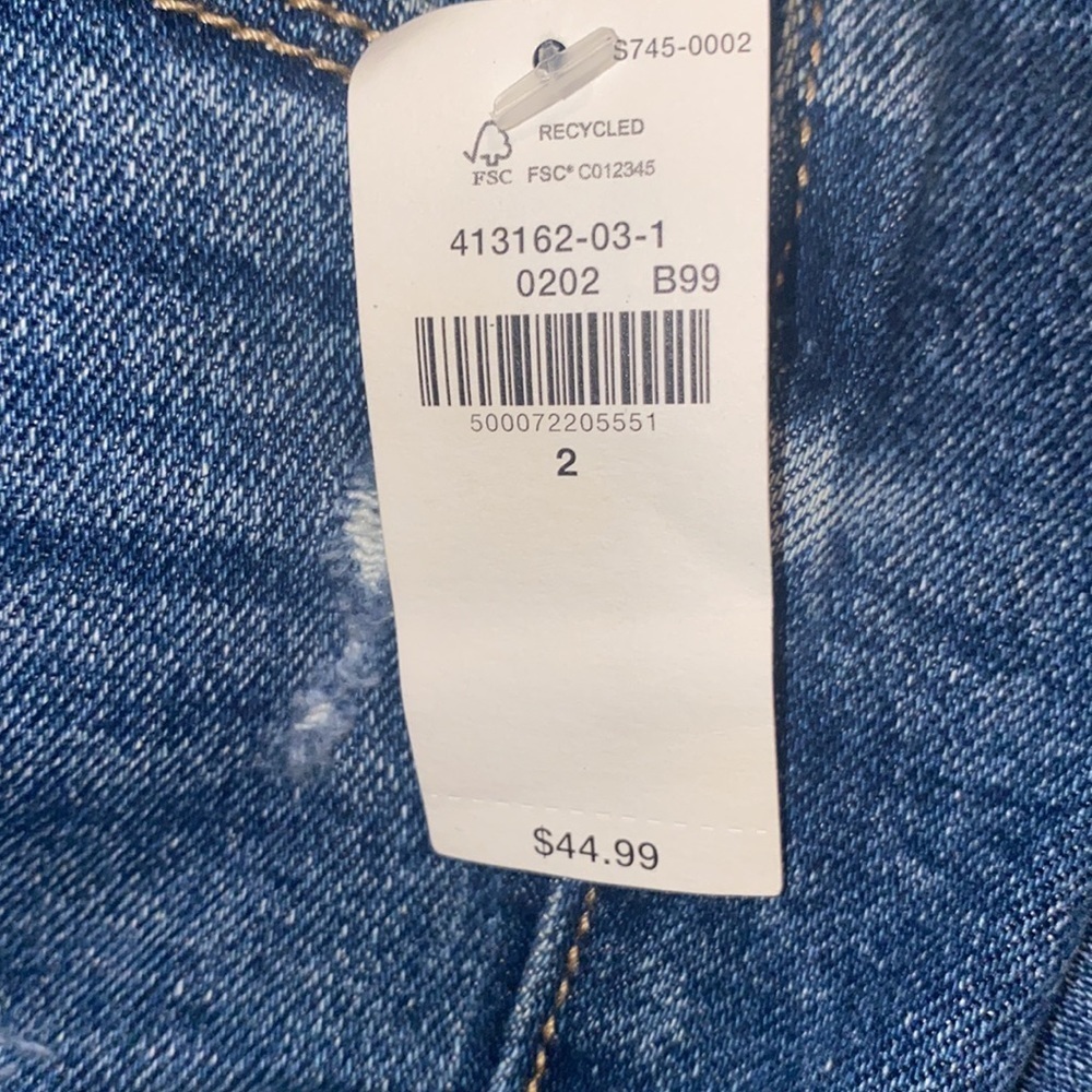 NWT OLD NAVY Mid-Rise Distressed Rockstar Super Skinny Jeans Size 2 - Picture 6 of 7